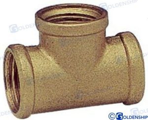 "T" BRASS  H/H/H  1"