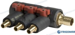 Three (3) way manifold (suction and deli