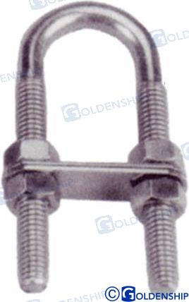 U BOLT S. STEEL M8X100 (PACK 5)