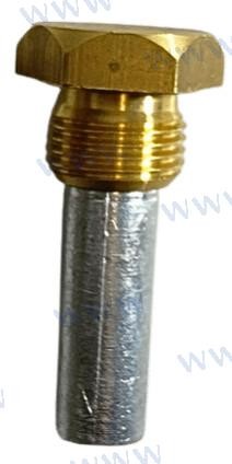 Zinc 99% anod thread 1/2" (chiller 607NT